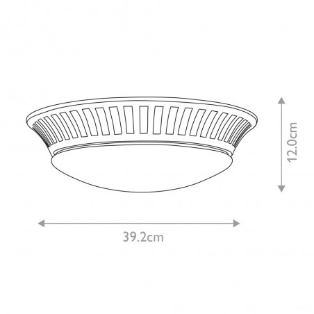 Plafonnier pour salle de bain Whitby