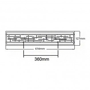 Applique murale LED pour salles de bains Zolon (28W)