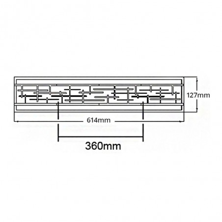 Applique murale LED pour salles de bains Zolon (28W)