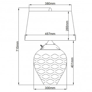 Lampe á poser Samara