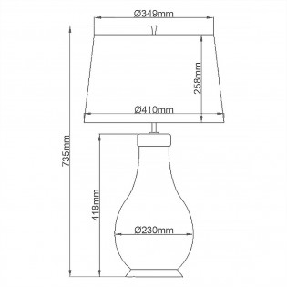 Lampe á poser Havering