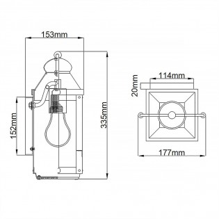 Applique Murale d'exterieur Anchorage