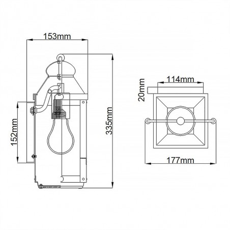 Applique Murale d'exterieur Anchorage