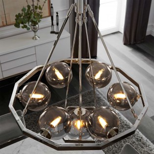 Lampe de plafond Lotus Harper (7 lumieres)