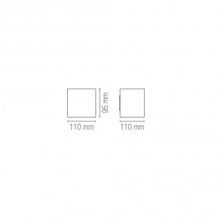 Applique Murale LED Golf (2x3.5W)