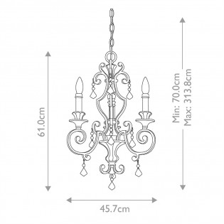 Lustre Marquette (3 lumieres)