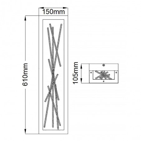 Applique Murale LED Styx (14W)
