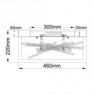Plafonnier LED Styx (8W)