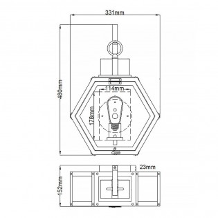 Applique Murale pour exterieur Heath M