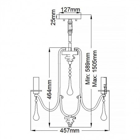 Lustre Karlee (3 lumieres)