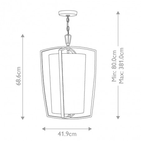 Lámpe a suspension Blakely (3 lumieres)