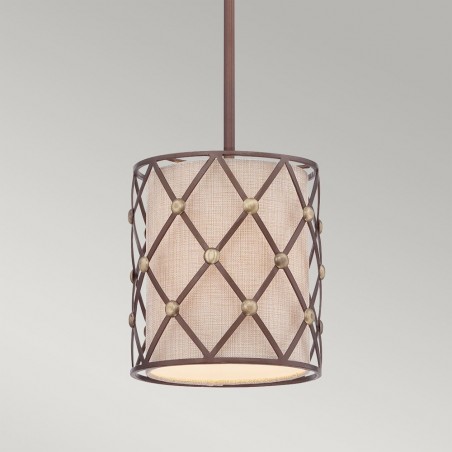 Lámpe a suspension Brown Lattice S