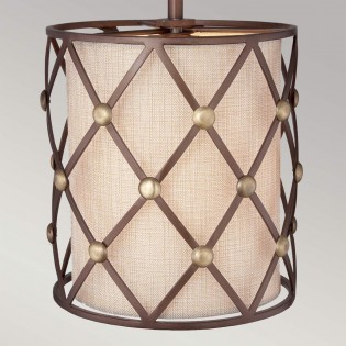 Lámpe a suspension Brown Lattice S