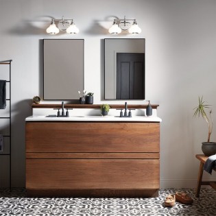 Applique Murale pour bains Ainsley (2 lumieres)
