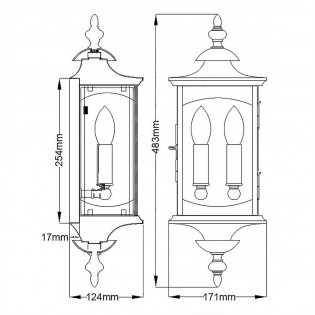 Applique Murale pour exterieur Market Square M