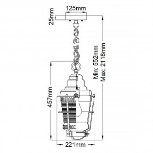 Suspension pour exterieur Chance Harbor
