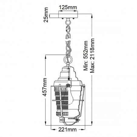 Suspension pour exterieur Chance Harbor