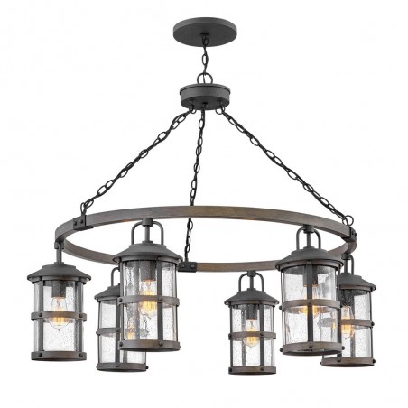 Lampe de suspension pour exterieur Lakehouse (6 lumieres)