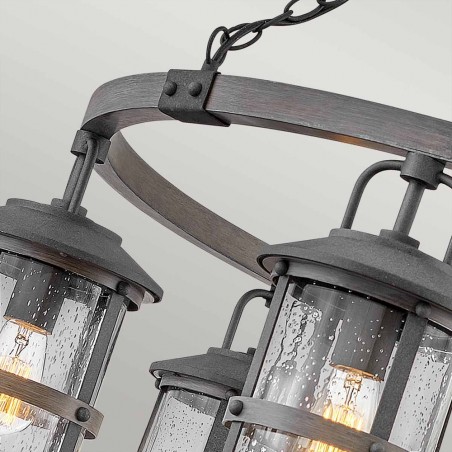 Lampe de suspension pour exterieur Lakehouse (6 lumieres)