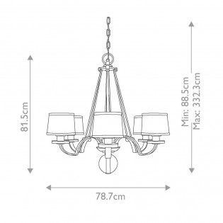Lustre Sutton Place (6 lumieres)