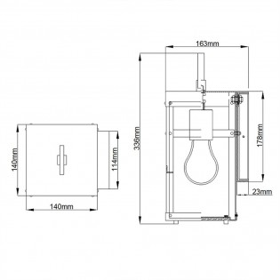 Applique Murale pour exterieur Porter S
