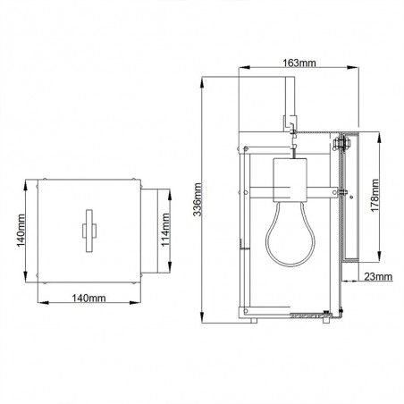 Applique Murale pour exterieur Porter S
