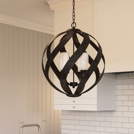 Lampe de plafond Blacksmith (4 lumieres)