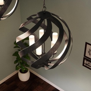 Lampe de plafond Blacksmith (5 lumieres)