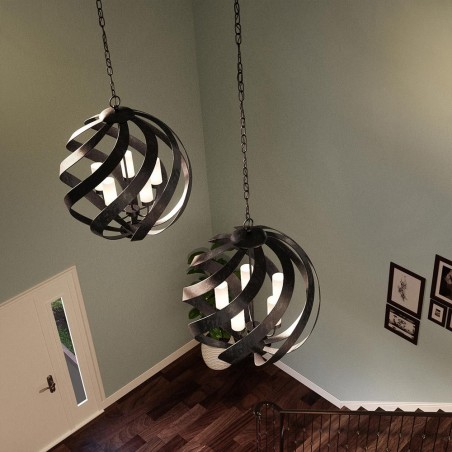 Lampe de plafond Blacksmith (5 lumieres)