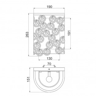 Applique murale Lexi