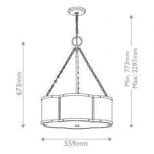 Lampe de plafond Chance