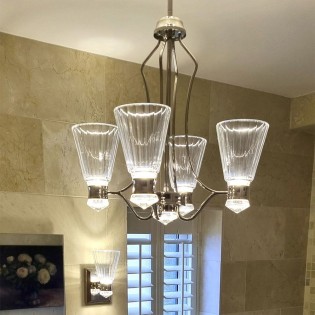 Lustre LED pour bains Kayva (4x6W)