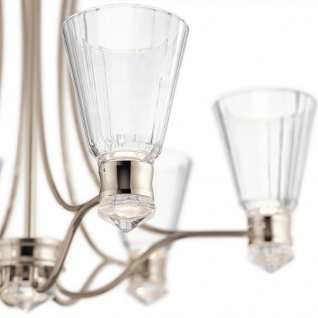 Lustre LED pour bains Kayva (6x6W)