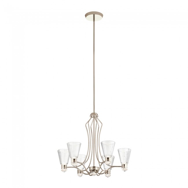Lustre LED pour bains Kayva (6x6W)