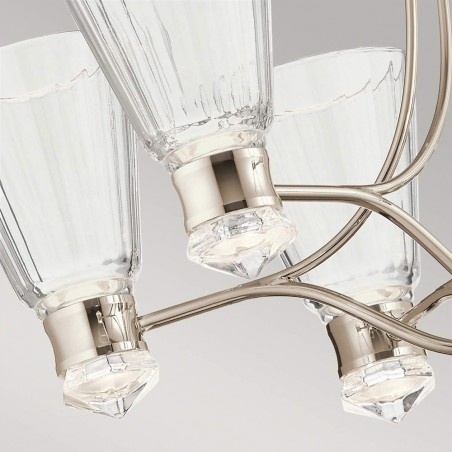Lustre LED pour bains Kayva (6x6W)
