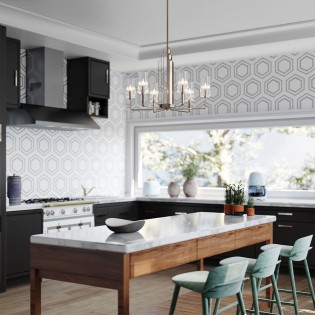 Lustre Kimrose (6 lumieres)