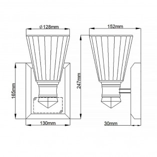 Applique Murale LED pour bains Kayva (8W)