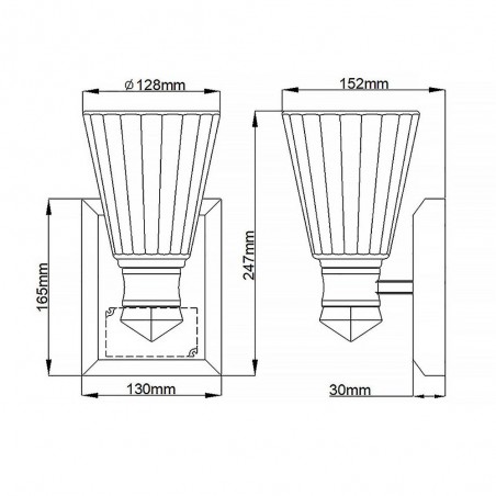 Applique Murale LED pour bains Kayva (8W)