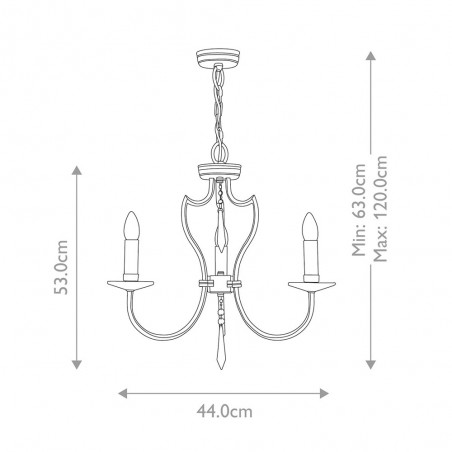 Lustre Pimlico (3 lumieres)