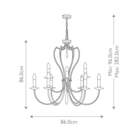 Lustre Pimlico (9 lumieres)