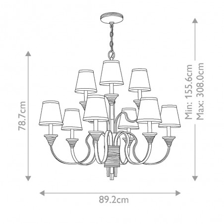 Lustre Arbor Creek (9 lumieres)