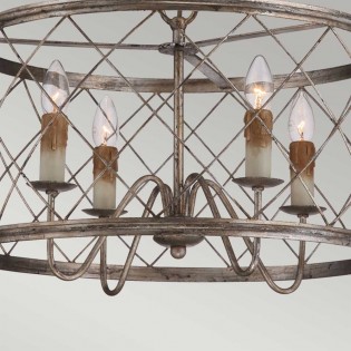 Lámpe a suspension Dury (4 lumieres)