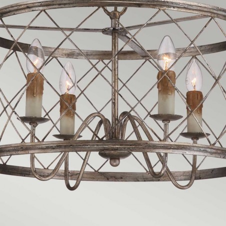 Lámpe a suspension Dury (4 lumieres)