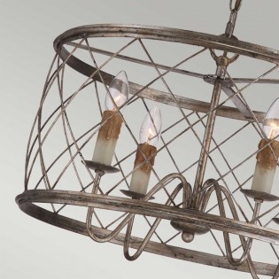 Lámpe a suspension Dury (4 lumieres)