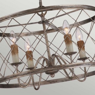 Lámpe a suspension Dury (4 lumieres)