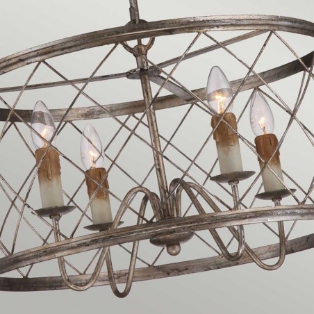 Lámpe a suspension Dury (4 lumieres)