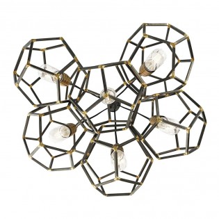 Lámpe de plafond Rocklyn (6 lumieres)