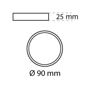 Downlight rond LED Kaju Gris (8W)
