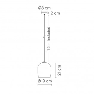 Lampe de plafond Bruma