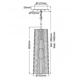 Lampe de plafond Linara